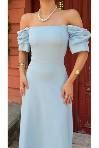 Düşük Kol Uzun Boy Straplez Özel Gün Düğün Kına Mezuniyet Nişan Kadın Elbise